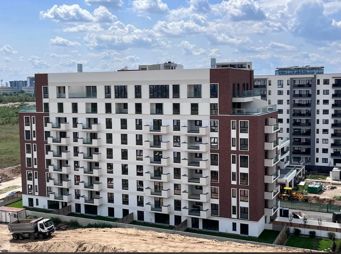 Overview of a completed residential building